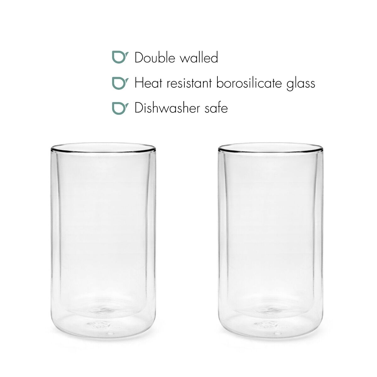 BREDEMEIJER Double walled glass San Remo 400ml s/2