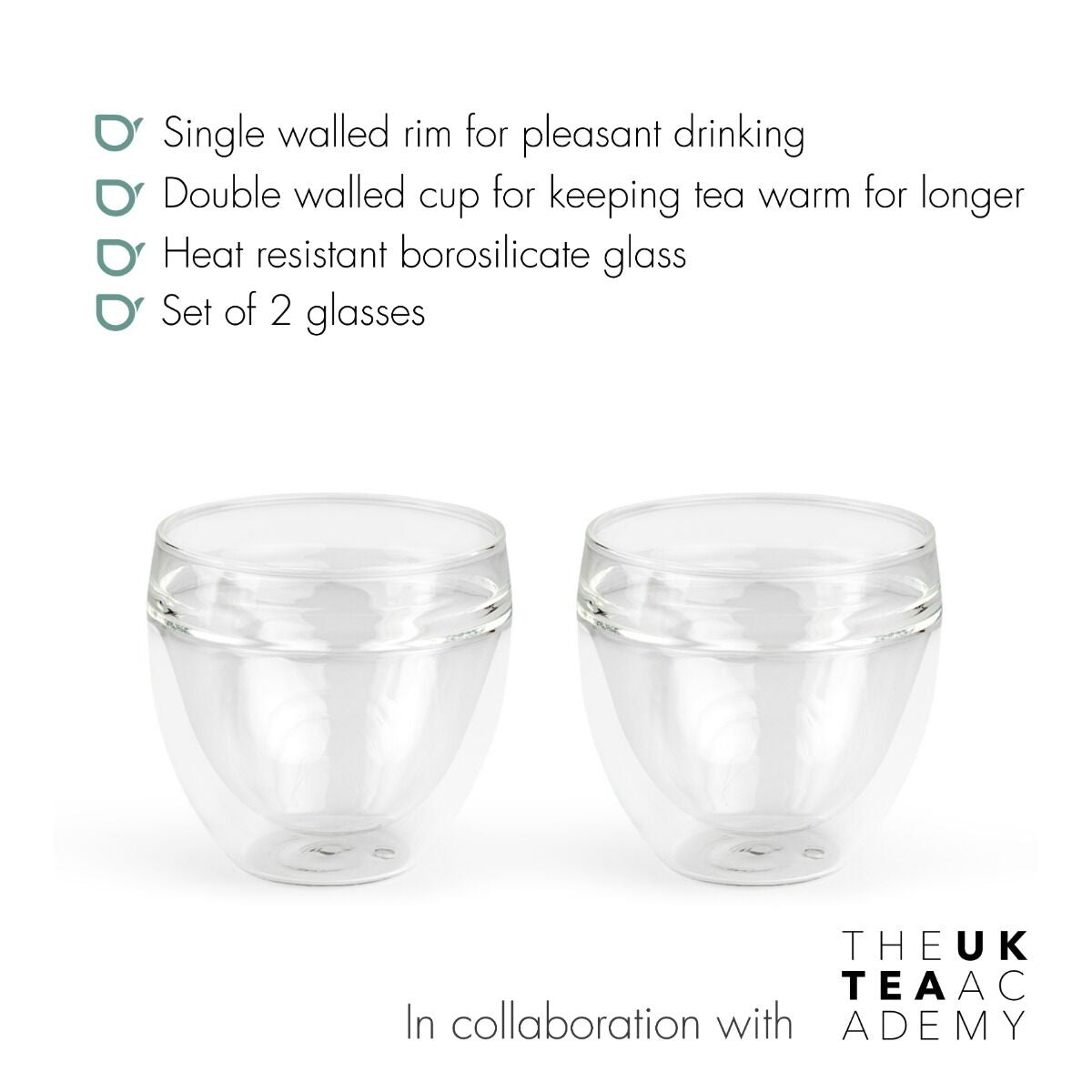 BREDEMEIJER Double walled Teamaster mug - 200 ml - Set of 2