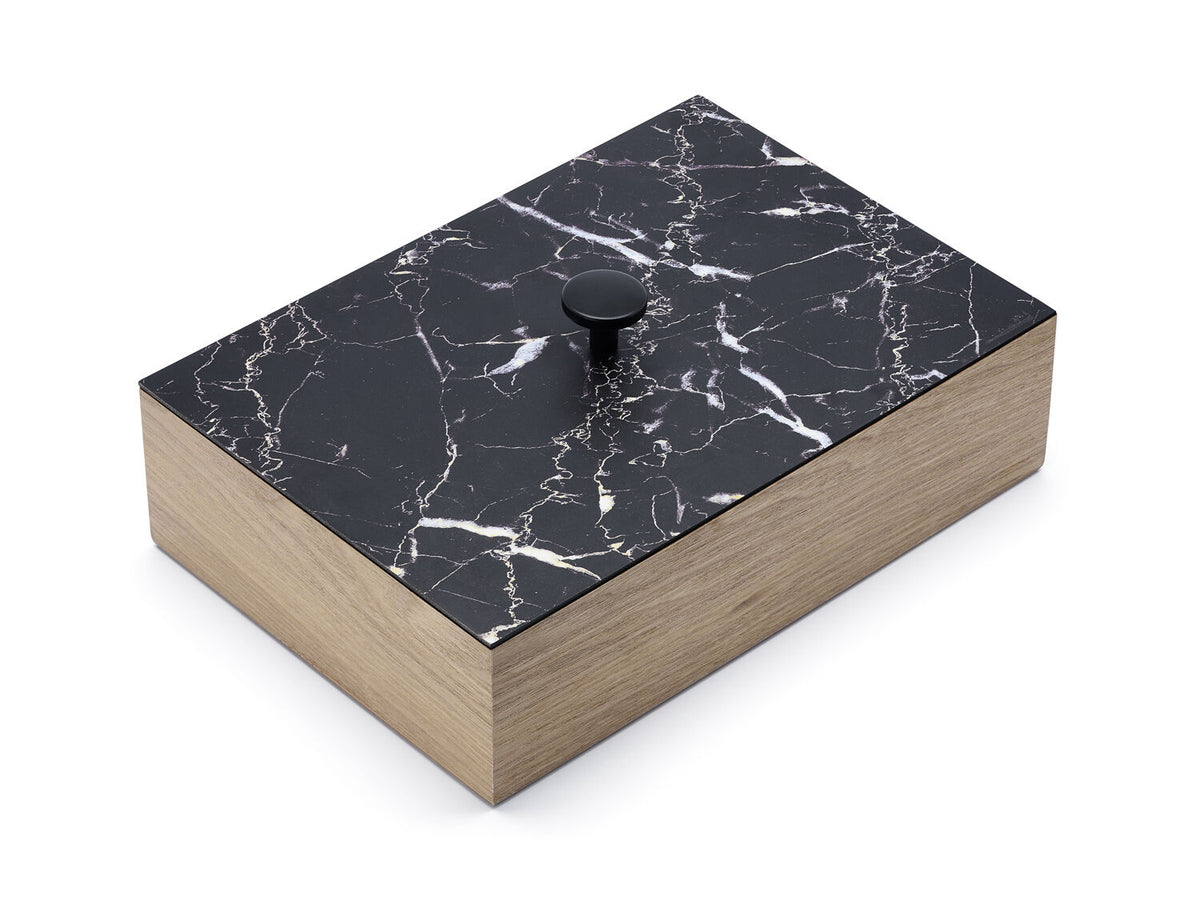 BREDEMEIJER Teabox 6 compartments with marble top