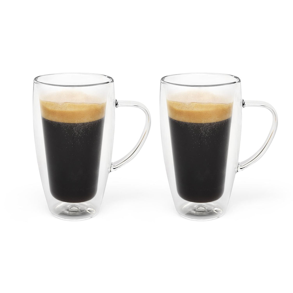 BREDEMEIJER Duo Double Walled Glass Coffee - Tea, 320 ml, 2 pieces