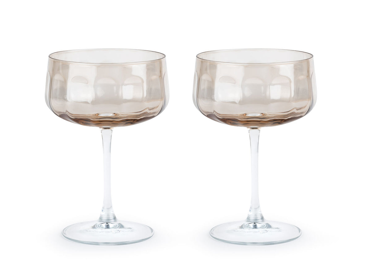 BREDEMEIJER Champagne coupe glass Corvina s/2