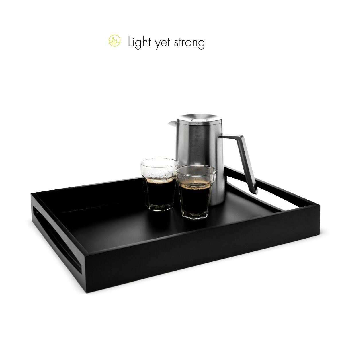 Serving tray small Black